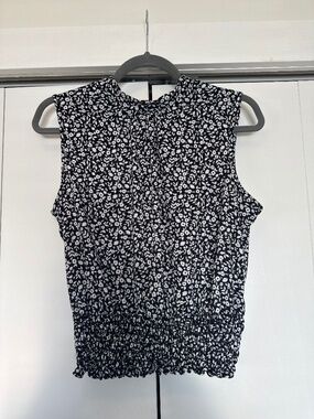 Reitman’s Smoked Floral Halter Blouse - Size M